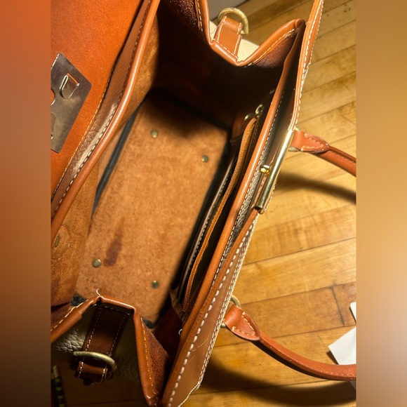 Leather Dooney and Bourke doctor satchel bone vintage - Picture 3 of 14